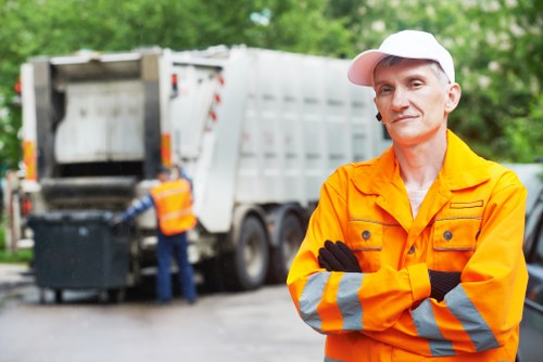 Professionals organizing a garage in Bayswater