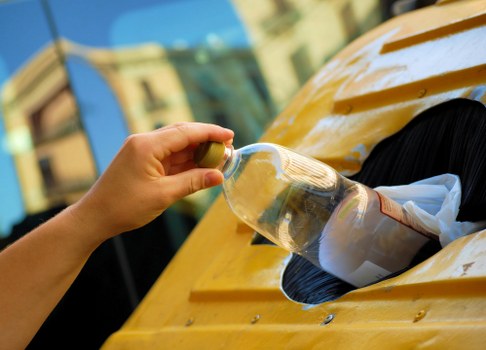 Waste collection truck operating in Bayswater